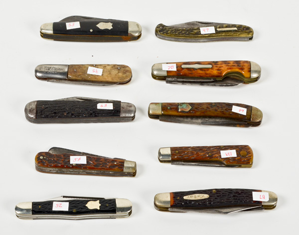 Antique Pocket Knives Lot of Ten