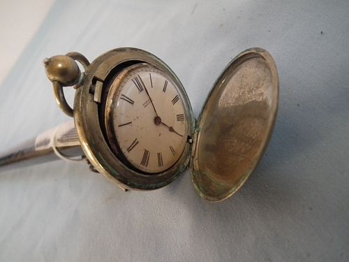 ANTIQUE POCKET WATCH CANE19th