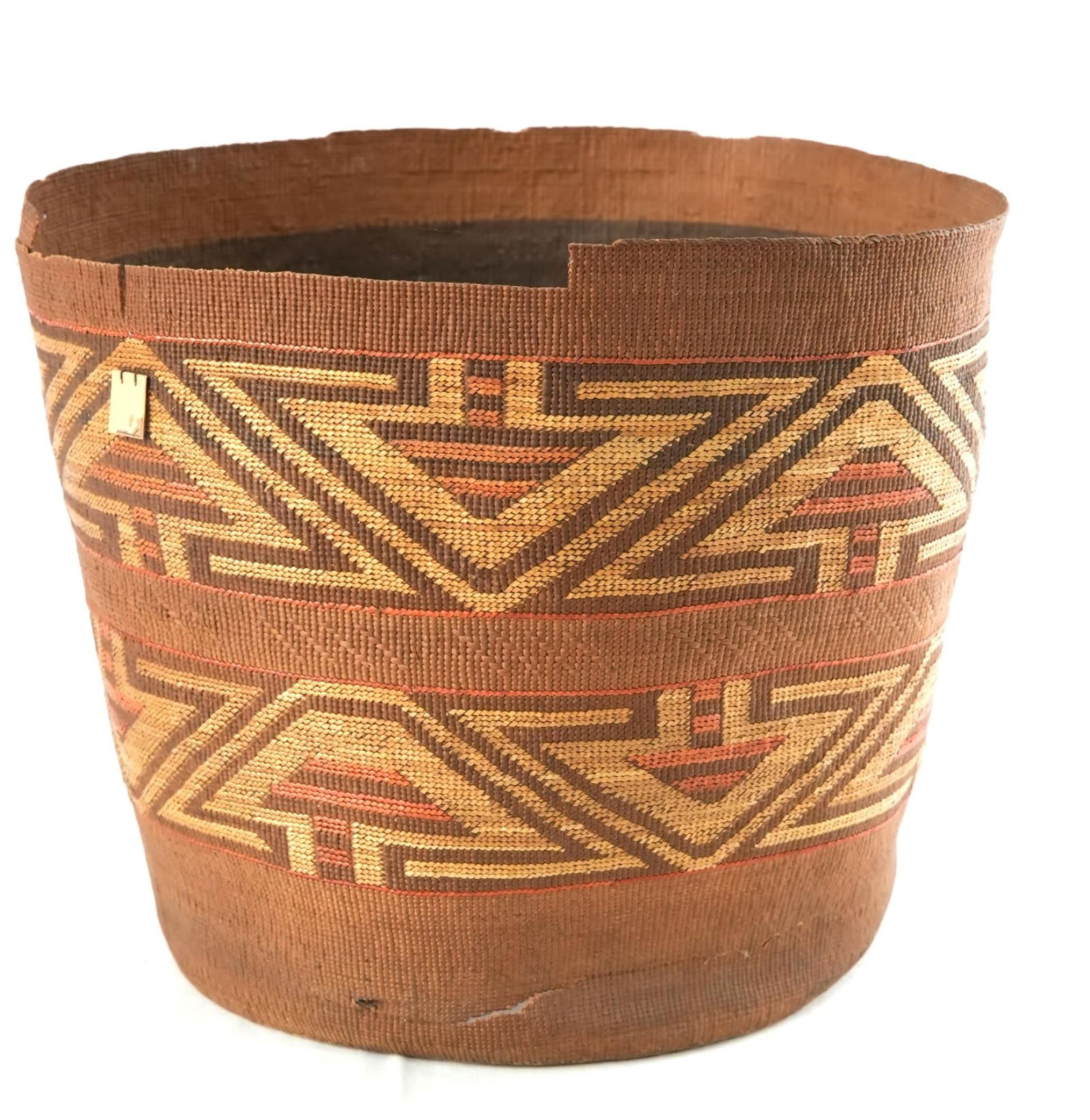 ANTIQUE POLYCHROME TLINGIT BERRY
