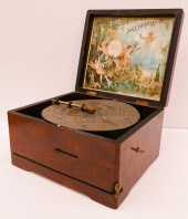 Antique Polyphon Disc Music Bo