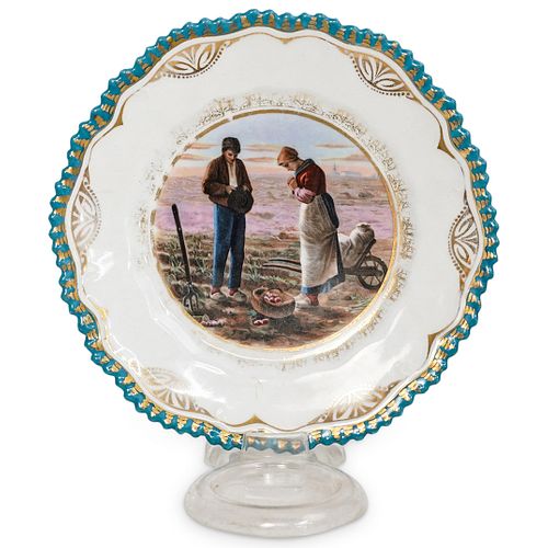 ANTIQUE PORCELAIN "THE ANGELUS"