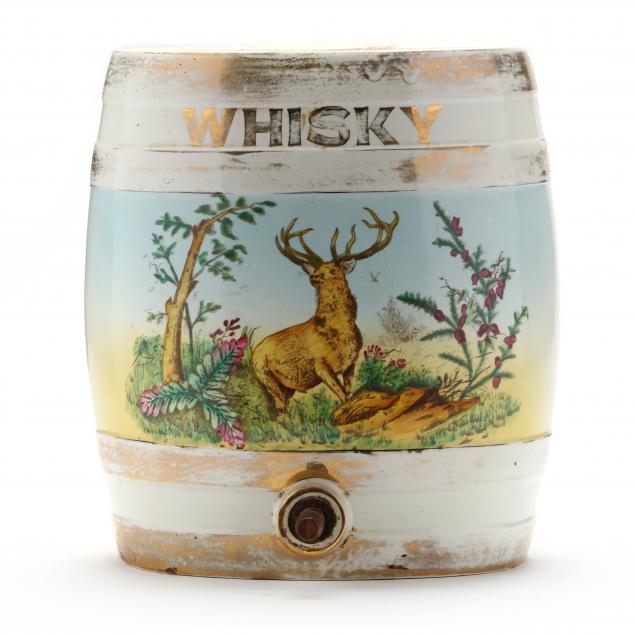ANTIQUE PORCELAIN WHISKY