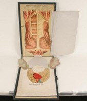Antique portable EKG electroca