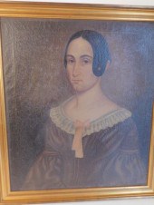 ANTIQUE PORTRAIT ATTR. C. THOM