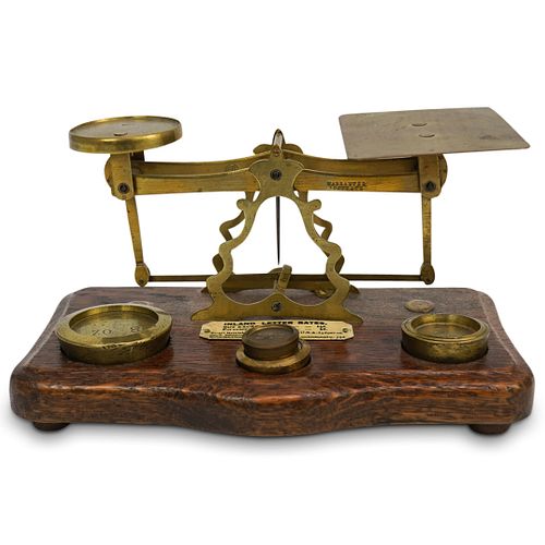 ANTIQUE POSTAL SCALEDESCRIPTION:
