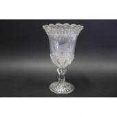 Antique pressed glass celery v