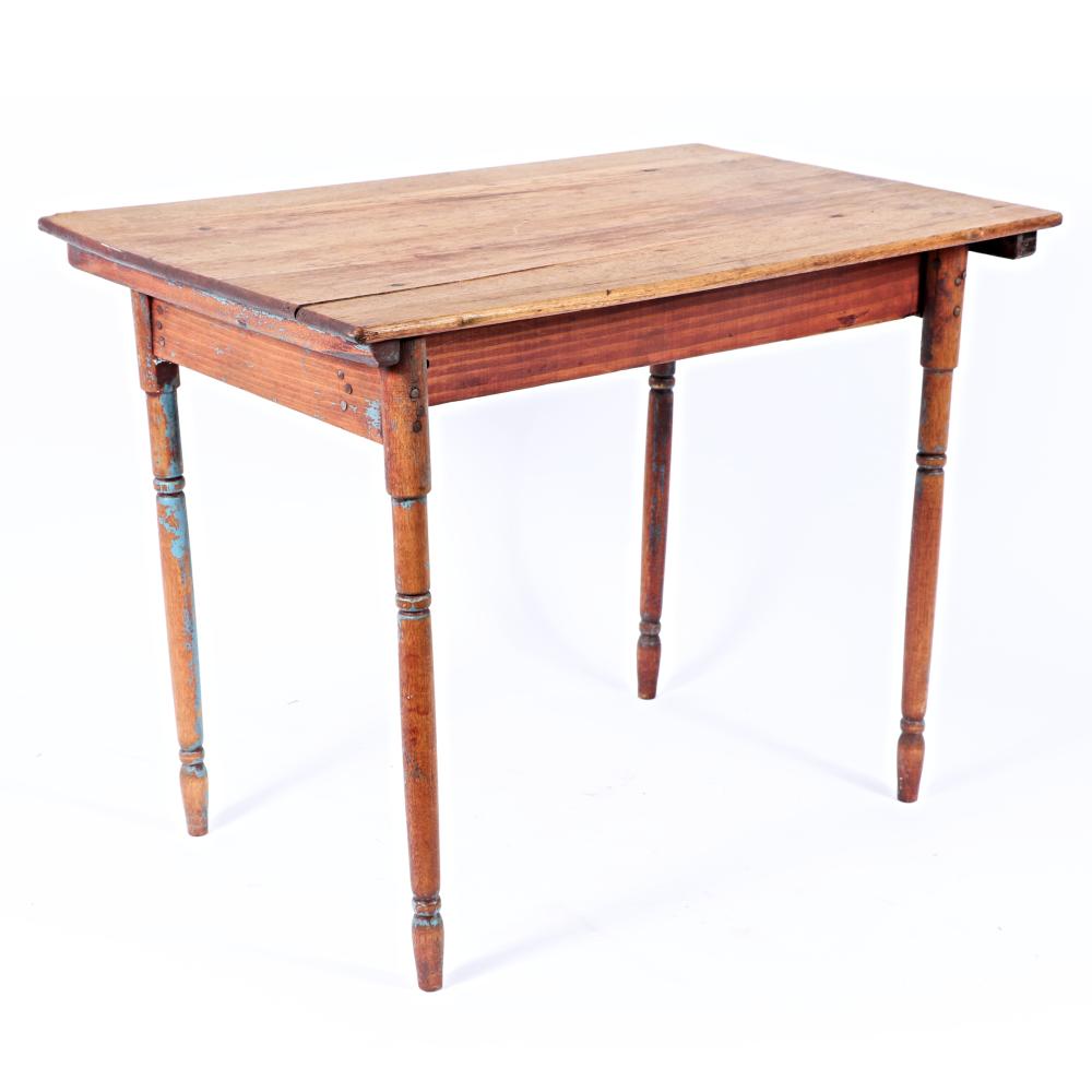 ANTIQUE PRIMITIVE PINE TOP CHILD