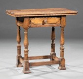 ANTIQUE PROVINCIAL CARVED WALN