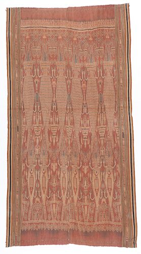 ANTIQUE PUA IKAT TEXTILE,
