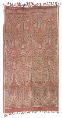 ANTIQUE PUA KUMBU IKAT TEXTILEPua