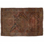 ANTIQUE QASHQAI CARPET Late 19