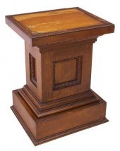 ANTIQUE QUARTER SAWN OAK DISPL