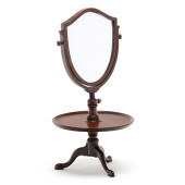 ANTIQUE QUEEN ANNE STYLE MAHOG