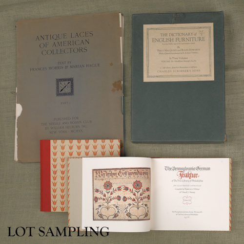 Antique reference books to