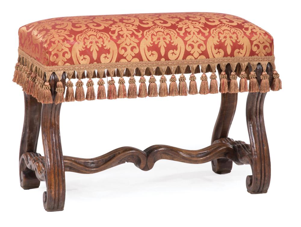 ANTIQUE REGENCE-STYLE CARVED WALNUT