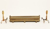 ANTIQUE REGENCY FIRE FENDER AN