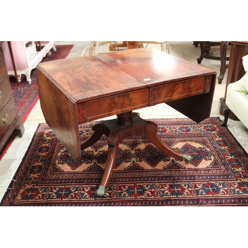 Antique Regency mahogany drop