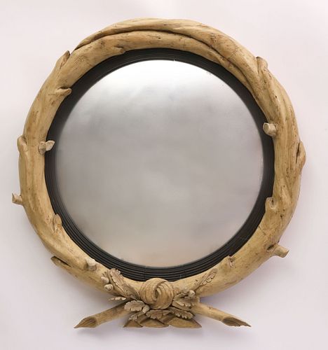 ANTIQUE REGENCY NATURALISTIC CARVED