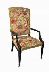 ANTIQUE REGENCY STYLE EBONIZED
