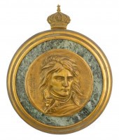 ANTIQUE RELIEF BRONZE PLAQUE,