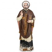 ANTIQUE RELIGIOUS CARVED WOOD