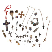 ANTIQUE RELIGIOUS PENDANT CROS