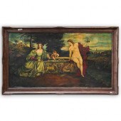 ANTIQUE RENAISSANCE STYLE LARG