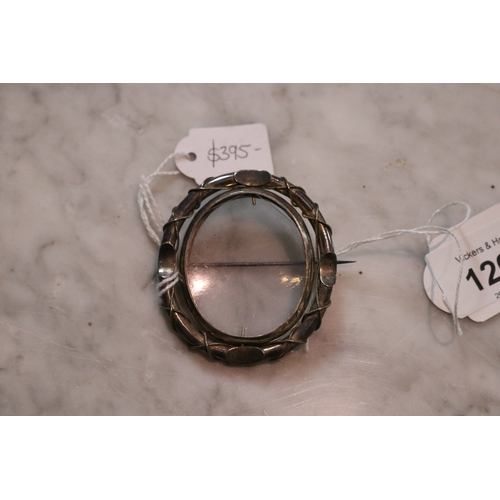 Antique Reversable silver locket