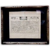 ANTIQUE RICHARD PALMER MAP OF