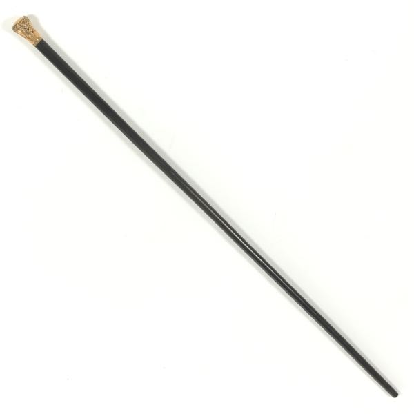 ANTIQUE ROLLED GOLD HANDLE AND