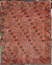 ANTIQUE ROOM SIZE ORIENTAL RUG