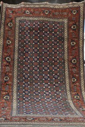 ANTIQUE ROOM SIZE ORIENTAL RUG