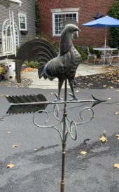 ANTIQUE ROOSTER COPPER WEATHER