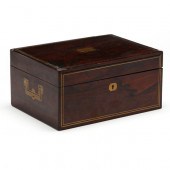 ANTIQUE ROSEWOOD TRAVELING VAN