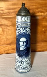 Antique Royal Bonn Delft blue and