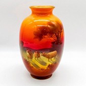 ANTIQUE ROYAL DOULTON VASE OF