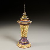 ANTIQUE ROYAL THAI ENAMELED CO