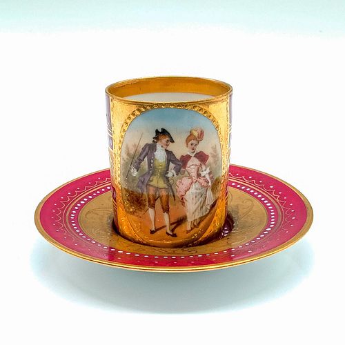 ANTIQUE ROYAL VIENNA DEMITASSE