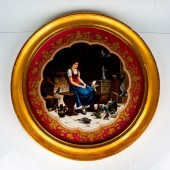 ANTIQUE ROYAL VIENNA GILDED FR