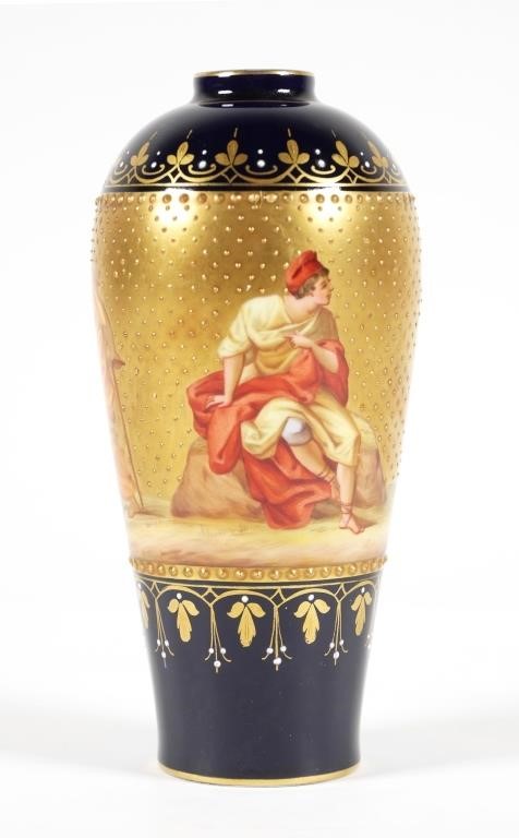 ANTIQUE ROYAL VIENNA HAND PAINTED