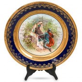 ANTIQUE ROYAL VIENNA PLATEDESC