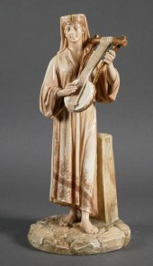 ANTIQUE ROYAL WORCESTER EGYPTI