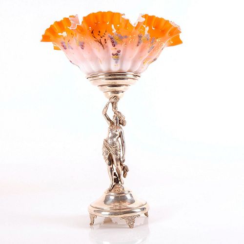 ANTIQUE RUBINA VERDE SATIN GLASS