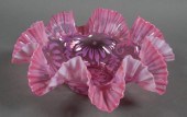 ANTIQUE RUFFLE EDGE PINK ART G