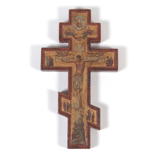ANTIQUE RUSSIAN HAND PAINTED