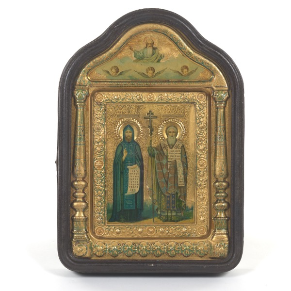 ANTIQUE RUSSIAN ICON OF SAINTS