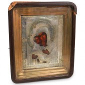 ANTIQUE RUSSIAN ICON VLADIRMIR