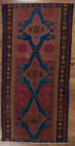 ANTIQUE RUSSIAN KILIM 6'3" X 11'