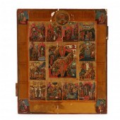 ANTIQUE RUSSIAN ORTHODOX ICON,