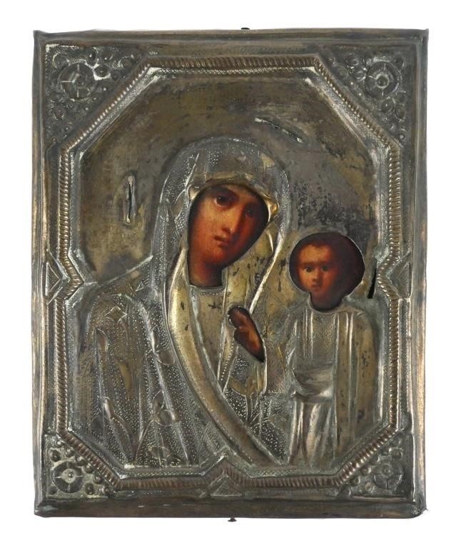 ANTIQUE RUSSIAN ORTHODOX ICONLate